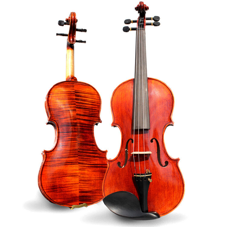 阿玛蒂 hc3661小提琴 纯手工中高档虎纹小提琴儿童入门级成人练习考级