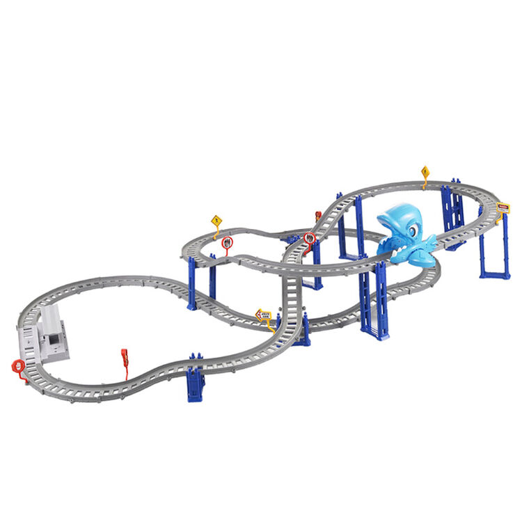 南国婴宝儿童玩具 和谐号仿真火车模型轨道拼装电动小火车425-2a