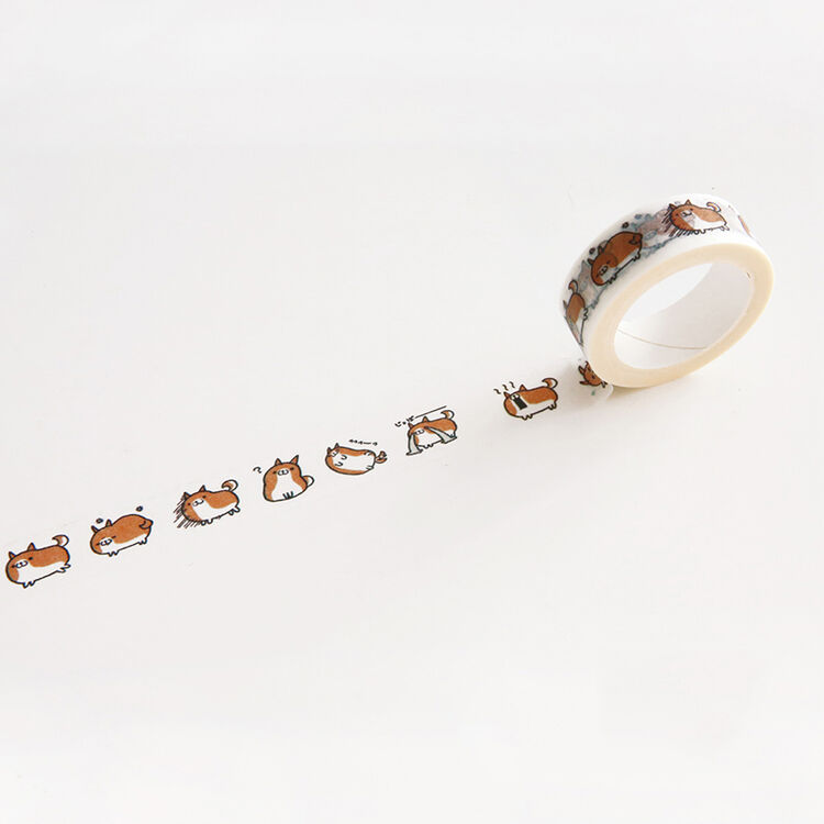 越龙兴 创意搞怪表情包和纸胶带 神烦狗diy手帐日记相册装饰 萌柴柴