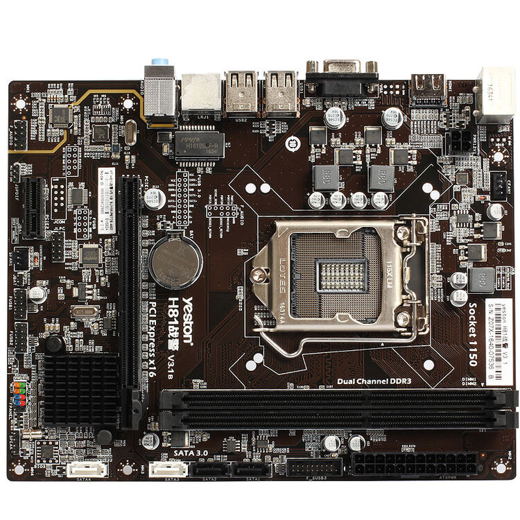 盈通(yeston)h81战警版 主板 (intel h81/lga 1150)