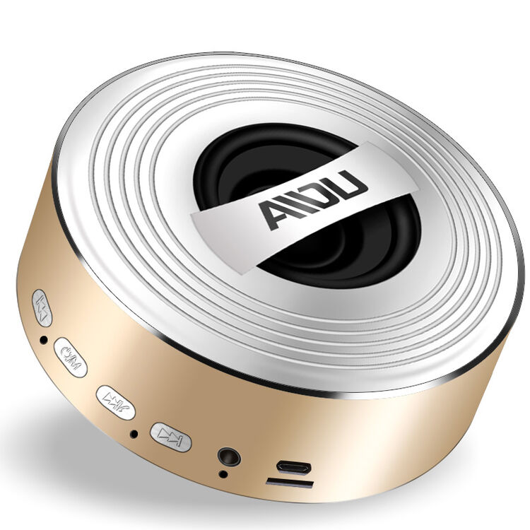 爱度(aidu)音箱 无线蓝牙音箱 重低音手机迷你音响 户外便携插卡