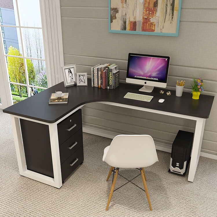 贵以专 实用l型书桌子 简约写字台拐角桌 经理桌电脑桌 墙角拐角办公