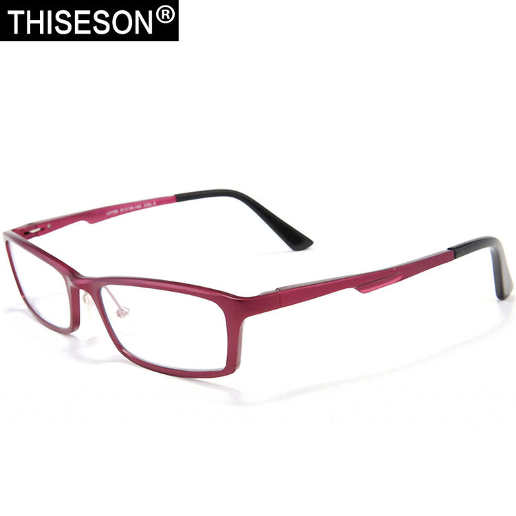 砾石 铝镁眼镜框近视眼镜架职业男女款全框商务镜架光学眼镜框可配