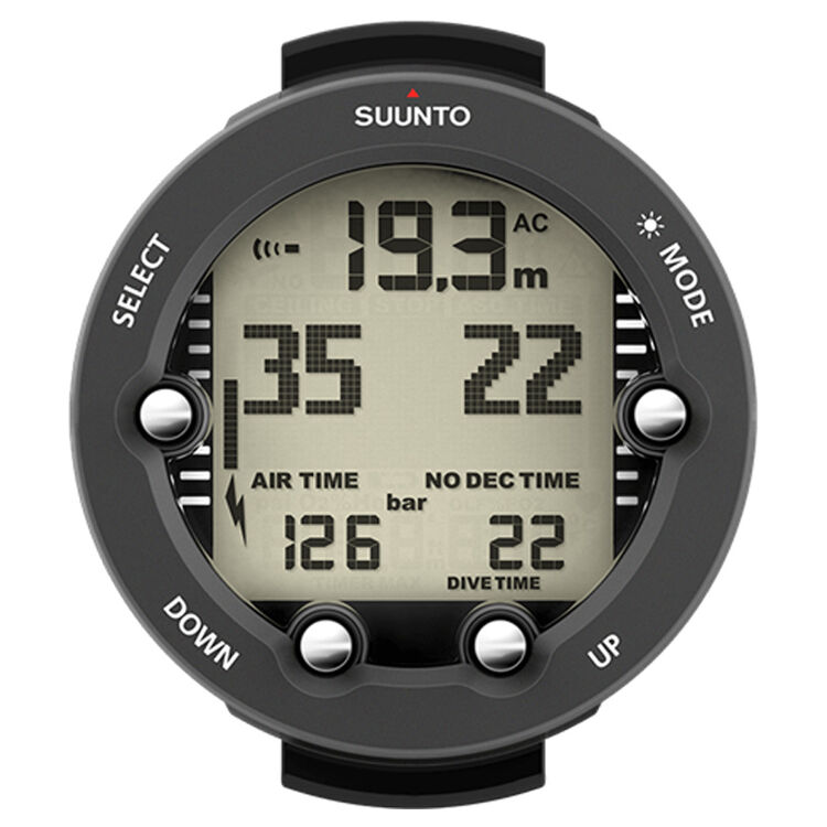 颂拓(suunto)潜水表松拓suunto vyper novo graphite气瓶残压指示功能