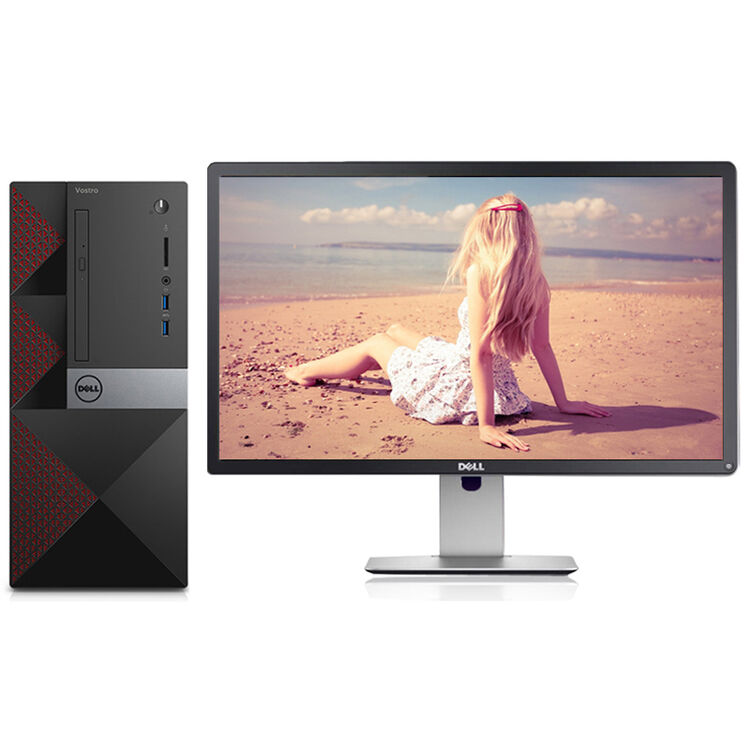 戴尔(dell) vostro3668-1838台式机电脑 wifi 蓝牙 3年上门 23英寸