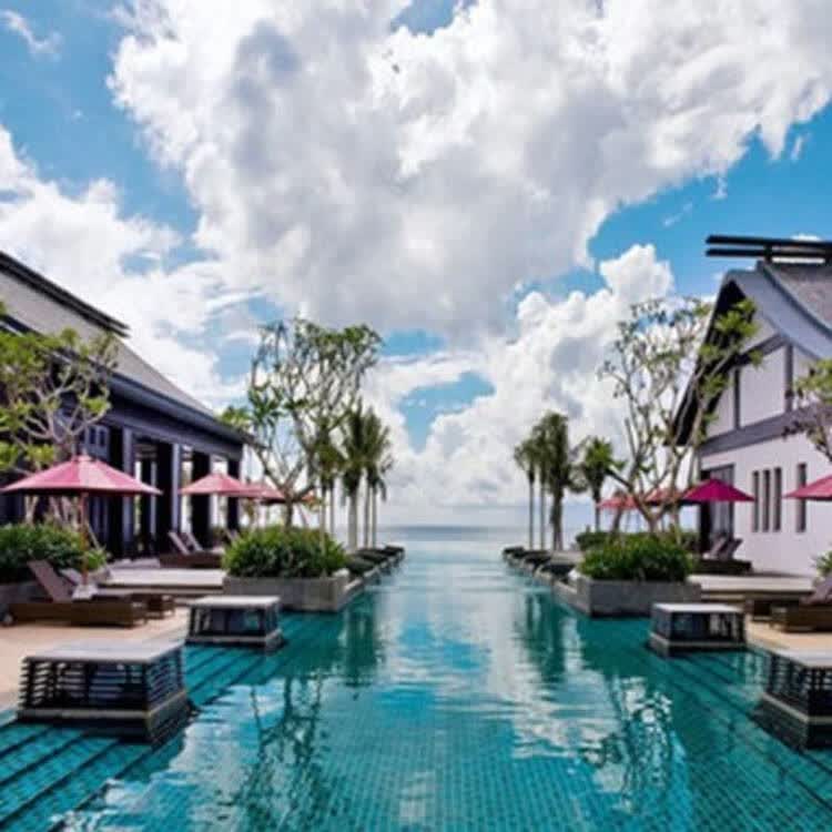  海南陵水香水湾君澜度假酒店双飞5日自由行>海口进出,纯别墅酒店,无