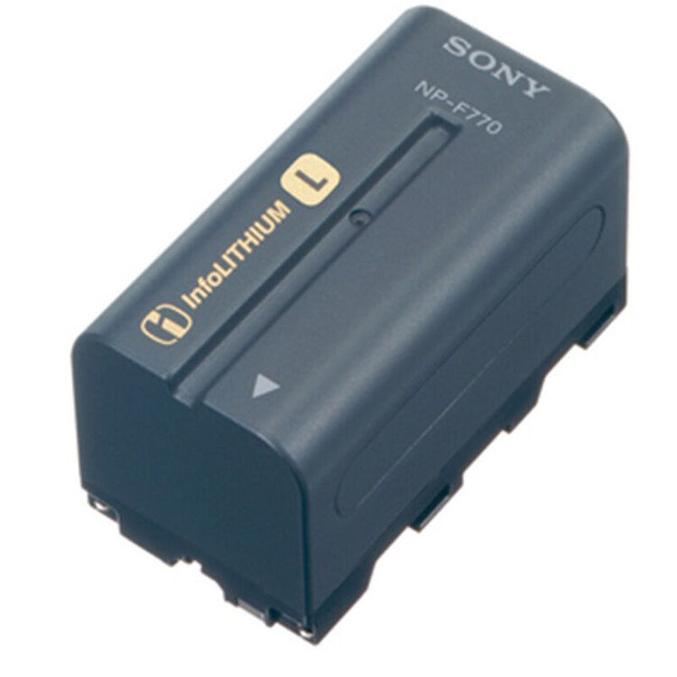 索尼原装np-f970/770锂电池 nx3/nx100/2500/1500/ax2000e摄像机用