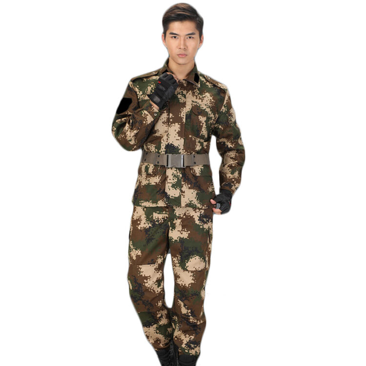 武冬迷彩服套装特战作训服消防冬季训练服丛林迷彩工作服野外求生服