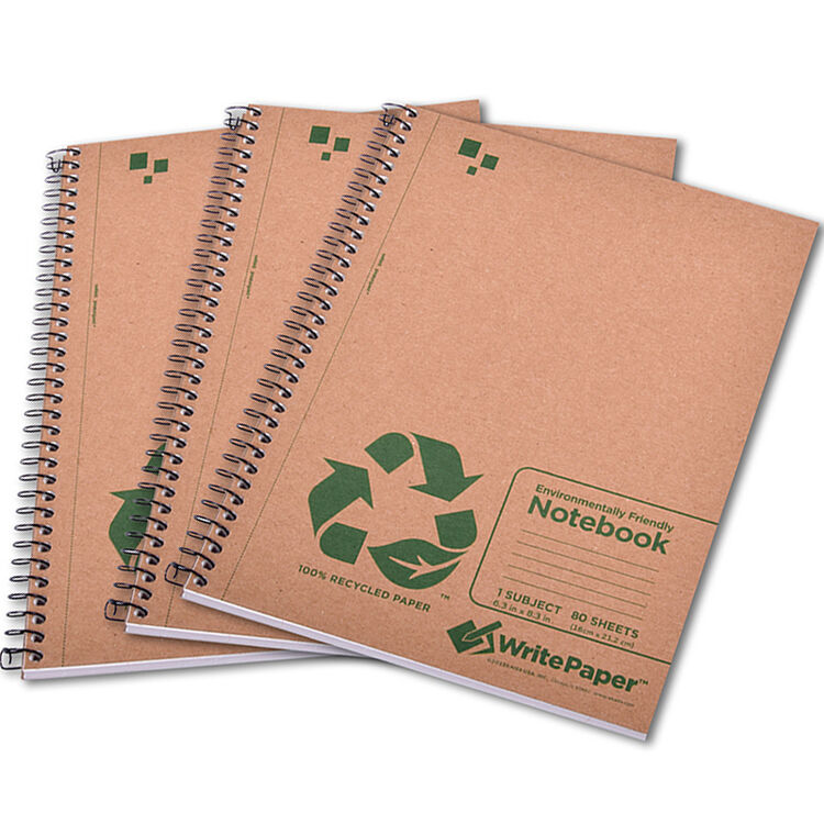 凯萨(kaisa)横线螺旋笔记本 美式a5牛皮卡纸面办公记事本日记本80页3