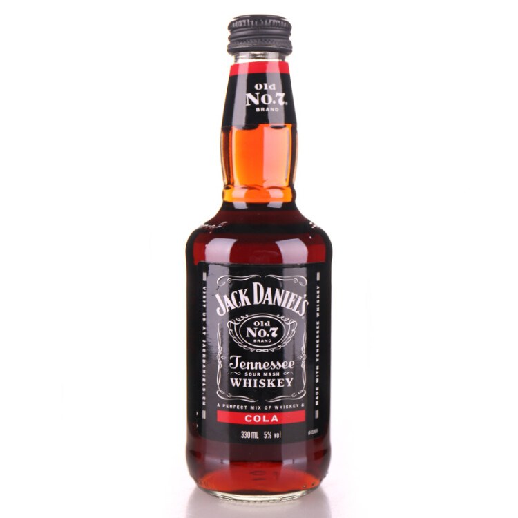 杰克丹尼（Jack Daniels）禮盒裝可樂(lè)+檸檬+蘋(píng)果味330ml*6瓶威士忌預(yù)調(diào)酒 菜管家商品