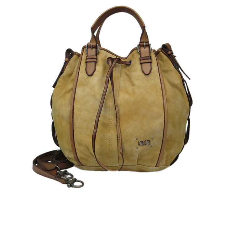 迪赛diesel x01826-pr341-t2082 时尚女款单肩斜跨手提包 卡其色