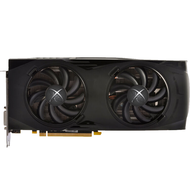 讯景(xfx)rx 480 4/8g 黑狼进化版 1338mhz/8ghz 256bit 黑色 8g黑狼