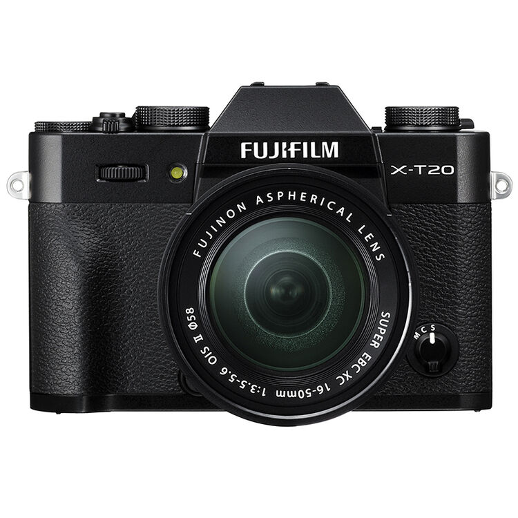 富士微单(fujifilm)x-t20 xc16-50ii 微单/照相机 黑色 2430万像素 xt
