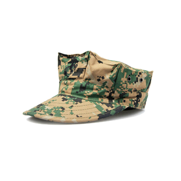 同盟军 户外休闲军迷帽八角帽 迷彩男女透气平顶帽 丛林数码迷彩