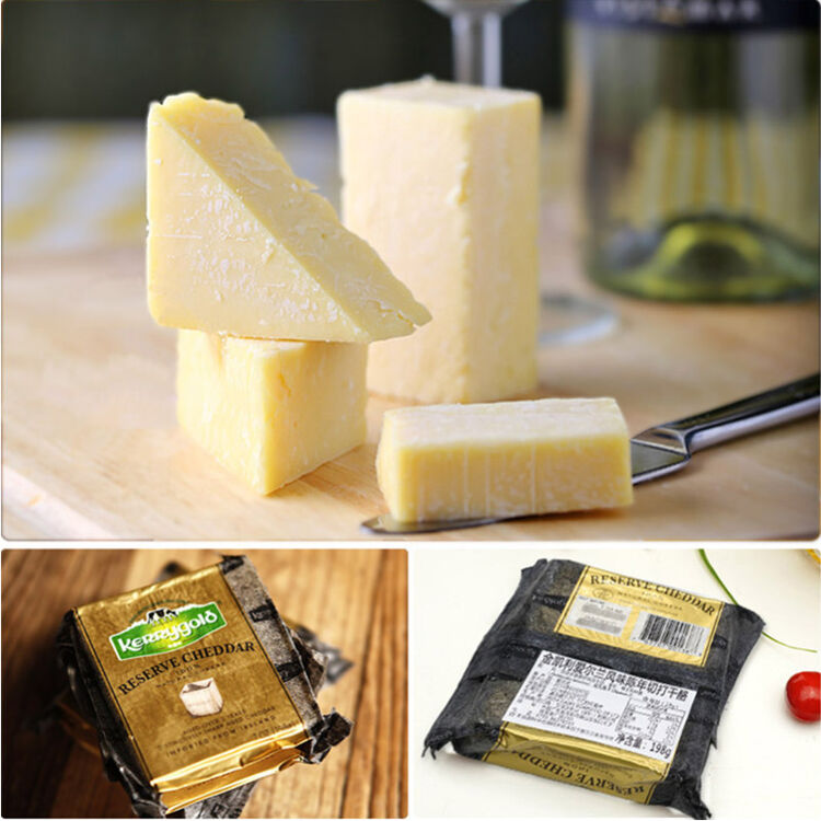 金凯利爱尔兰风味陈年切达干酪 爱尔兰原装进口奶酪198g/块