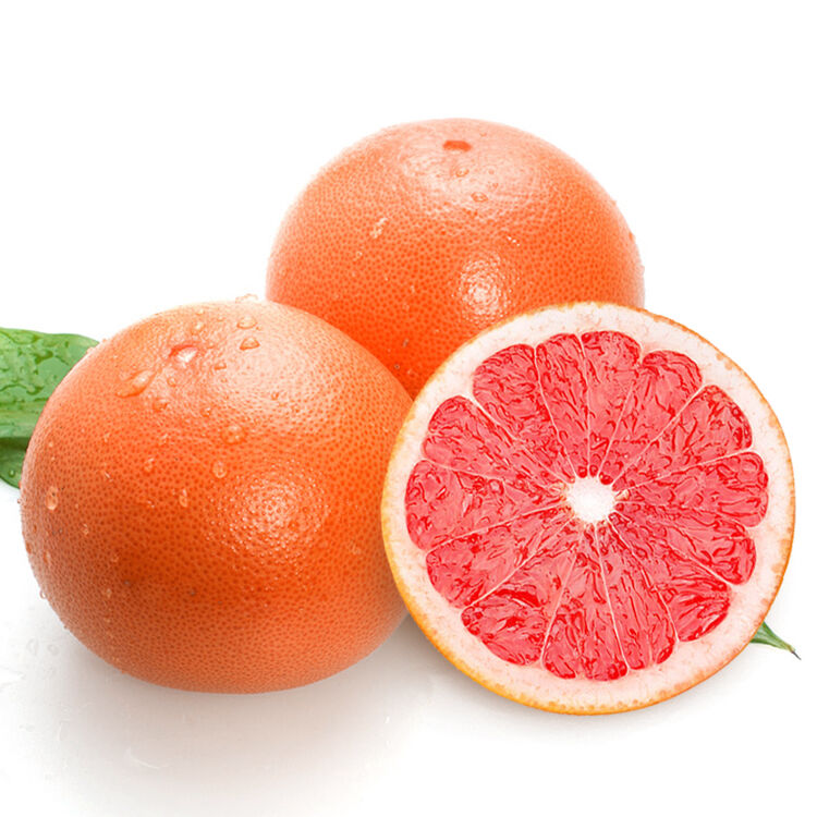 欢乐果园 台湾红宝石西柚 4粒装 单果约300-330g 自营水果