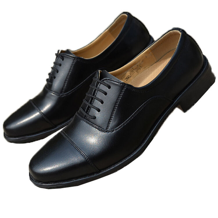 真皮07a07b校尉常服三接头皮鞋男士三节头军官鞋 3515-07a系带款 42