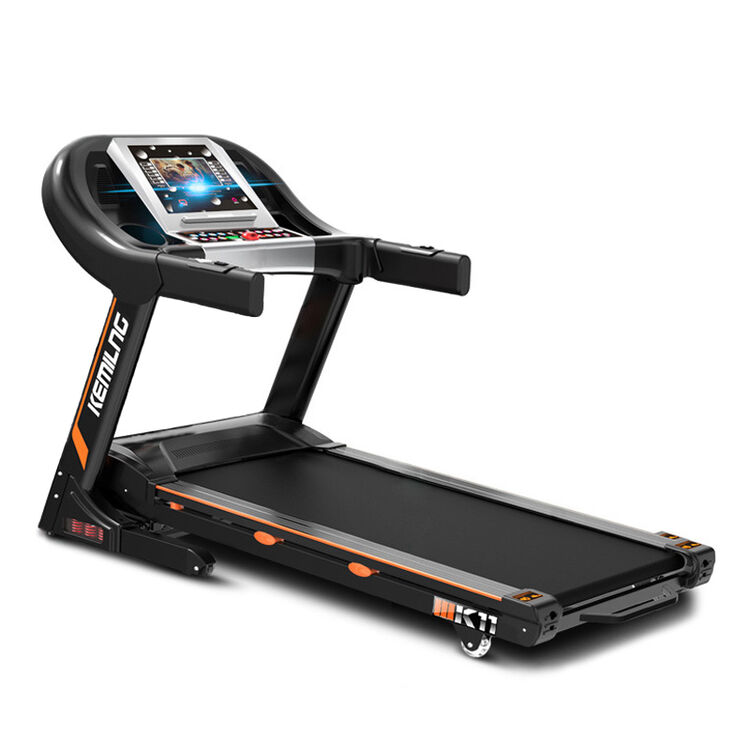 柯迈龙彩屏wifi上网看视频家用电动单/多功能跑步机静音减震 wifi带