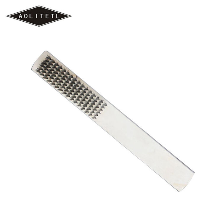 aolitetl 抛光钢丝刷除锈打磨钢丝刷金属不锈钢清洁钢丝刷文玩除脏刷