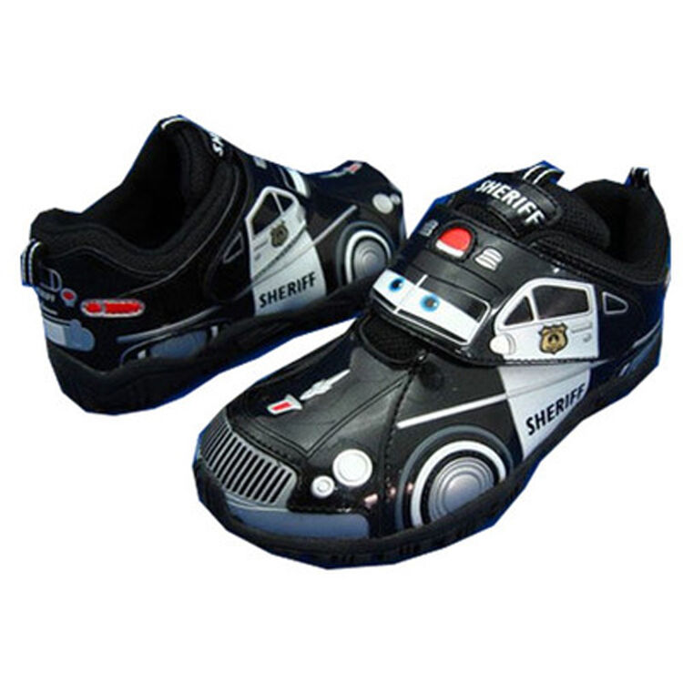 【下单减10元】童鞋男童女童玩具汽车总动员led闪灯酷酷潮童运动鞋