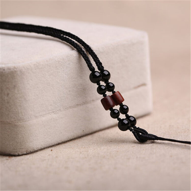 熙音 项链吊坠挂绳男女黑色绳子绳