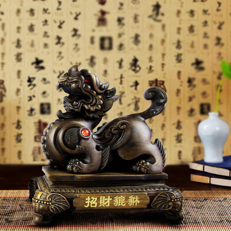 办公室办公桌桌面风水招财貔貅大摆件一对 公司开业乔