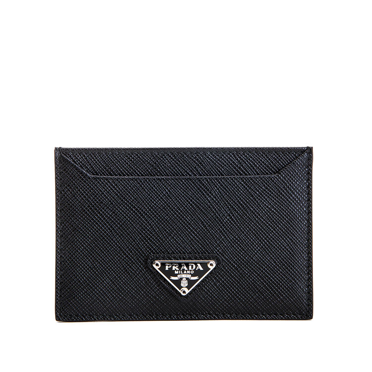 prada 普拉达 女士黑色牛皮时尚卡包 1mc208 qhh f0632