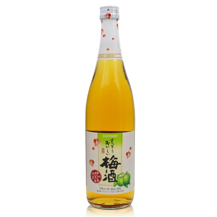 三得利（Suntory）果酒 梅酒 梅子酒 青梅酒720ml 14度  瓶装 光明服务菜管家商品