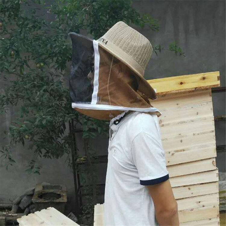牛仔蜂帽 养蜂防护蜜蜂帽子防火面网防风衣服 养蜂工具