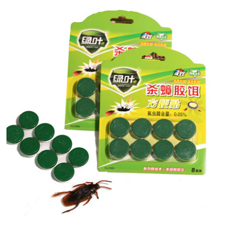绿叶 粘蟑螂粘板 防水防潮杀灭蟑螂贴 2盒装