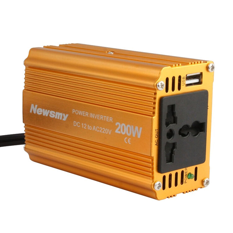 车载逆变器12v转220v 200w 汽车电源转换器 车载电源 充电器【图片