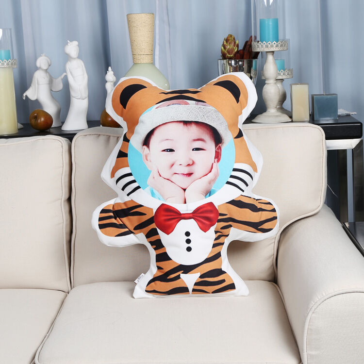 十二生肖宋民国同款周边diy人形型抱枕明星宝宝照片定制做个性靠垫