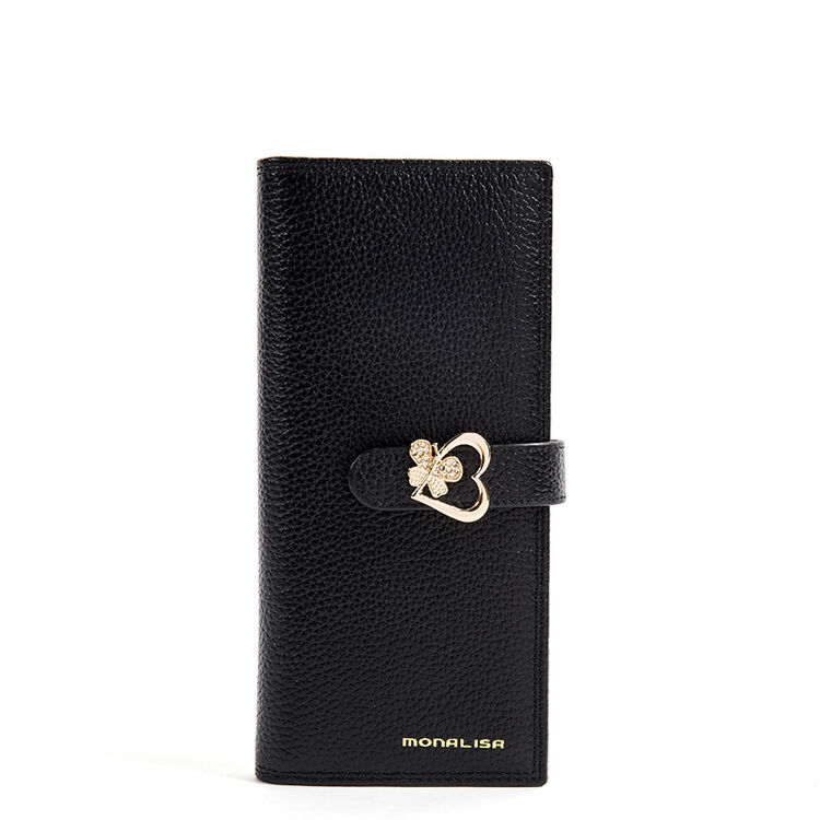 蒙娜丽莎女式钱包长款真皮2017新款头层牛皮时尚手拿包女士钱夹潮 d