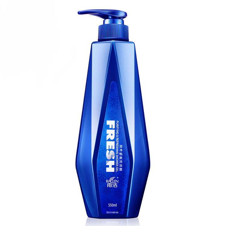 雨洁(raclen) 澄净畅爽沐浴露550ml 清爽控油保湿补水深层洁净沐浴露