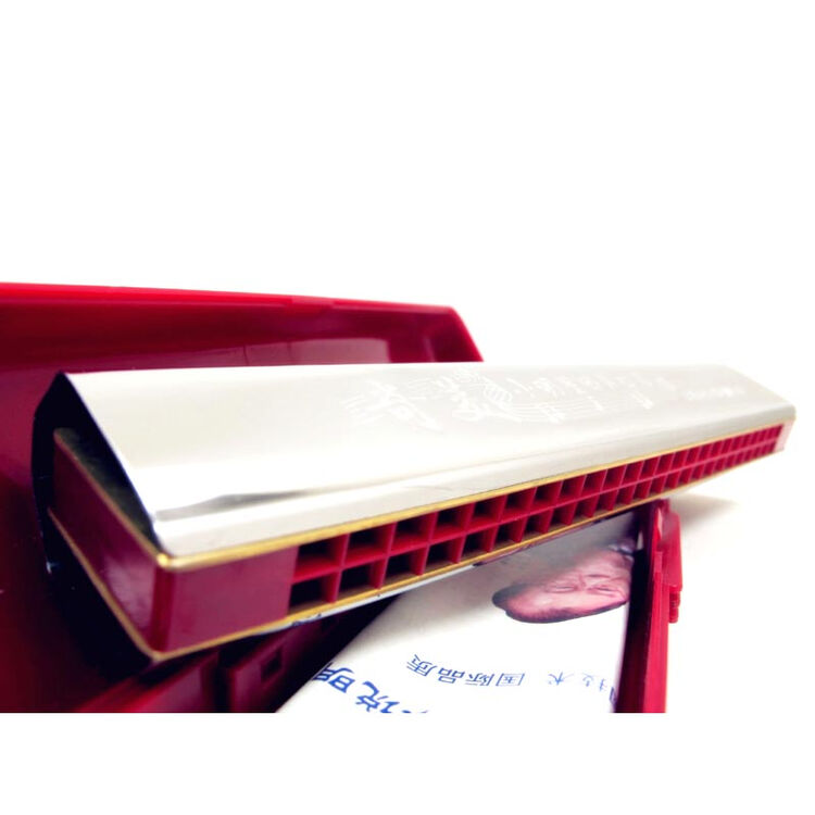 奇美24孔口琴 小明星 回声口琴 c调口琴 c调回声口琴 qm-2517