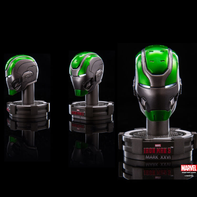 king arts 1/5系列dhs-s3复仇者联盟漫威钢铁侠头盔仿真模型摆件 xxvi