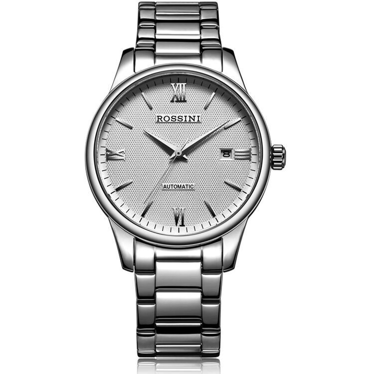 rossini)手表 雅尊商务系列简约休闲时尚自动机械情侣表男表r5507w01a