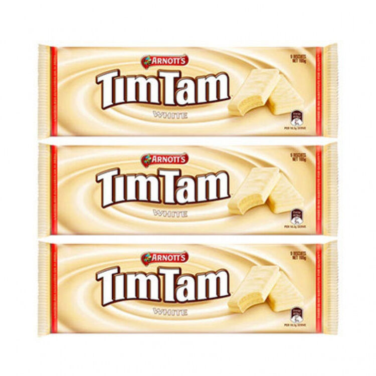 澳大利亚进口timtam雅乐思天甜白夹心饼干165g*3包