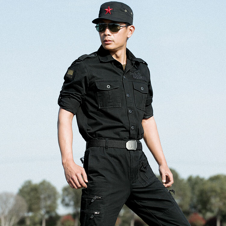 服101空降师套装男登山野营特种兵军装战术作战纯棉休闲工装工作服