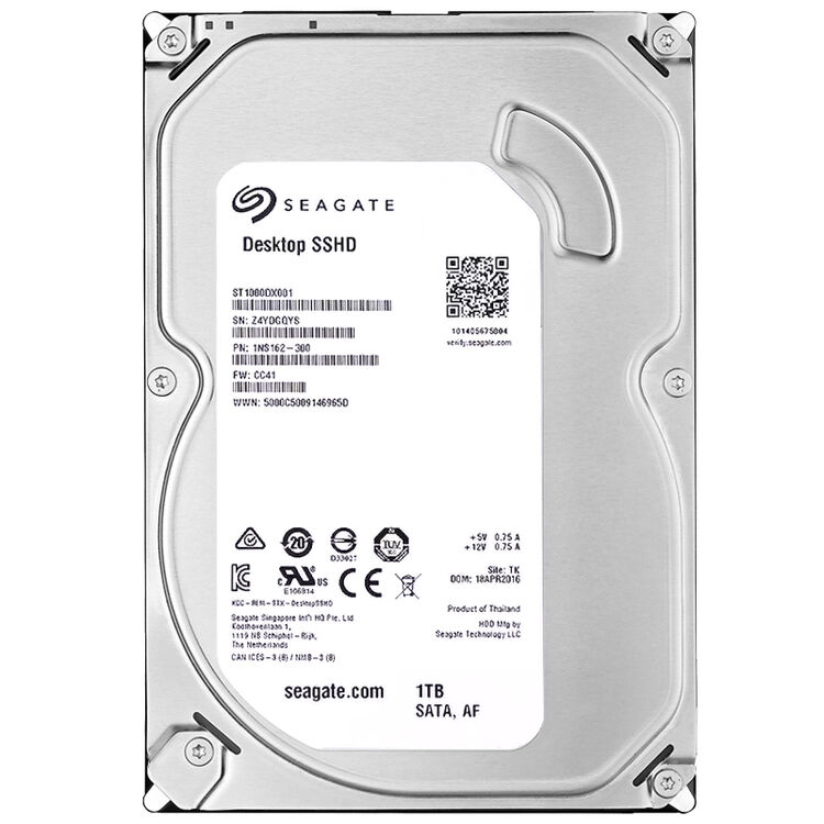 希捷(SEAGATE)1TB 7200转64M SATA3 混合固态硬盘(ST1000DX001)【图片 价格 品牌 评论】-京东