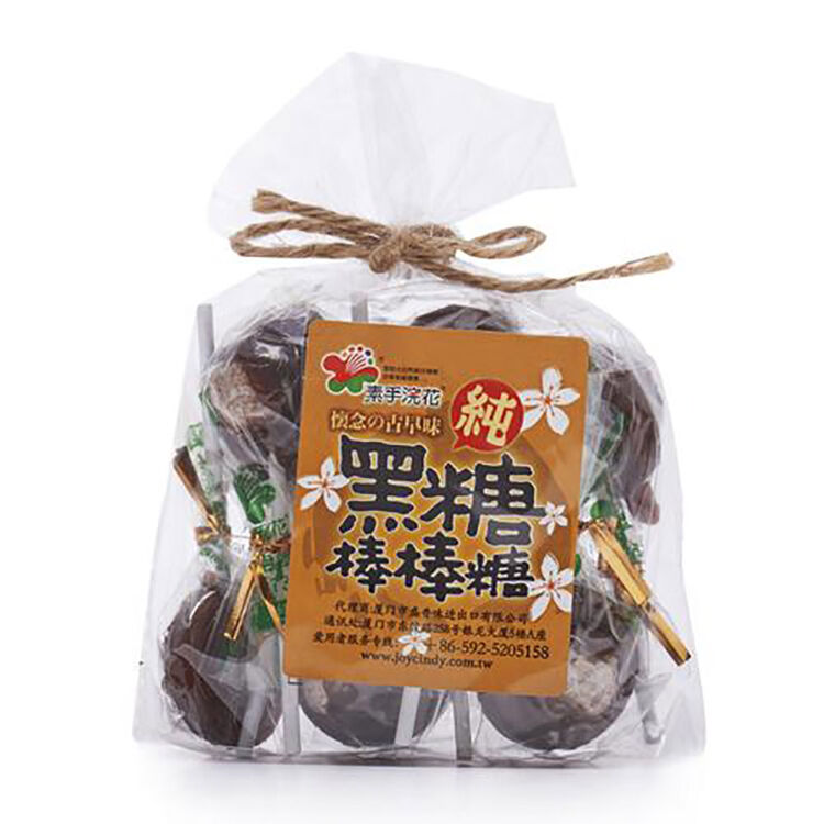 【中粮我买网】country store素手浣花黑糖棒棒糖 10支 140g(台湾进口