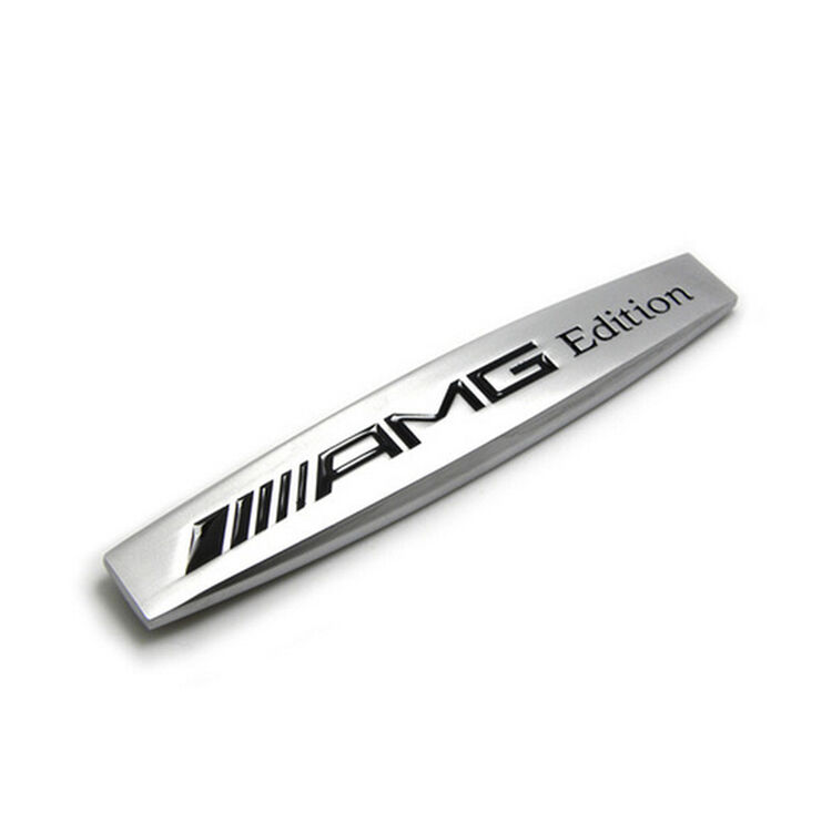 级glk级s级r级cla级amg叶子板标侧标汽车装饰贴标改 亮光amg车标一个
