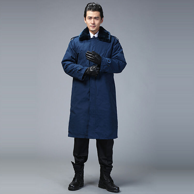 男士冬季户外加厚空军迷彩大衣 保安特种服防寒棉大衣冬季户外保暖