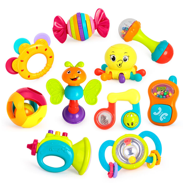 汇乐玩具(huile toys) 939宝宝摇铃新生儿玩具10只送礼婴儿幼儿0-1岁