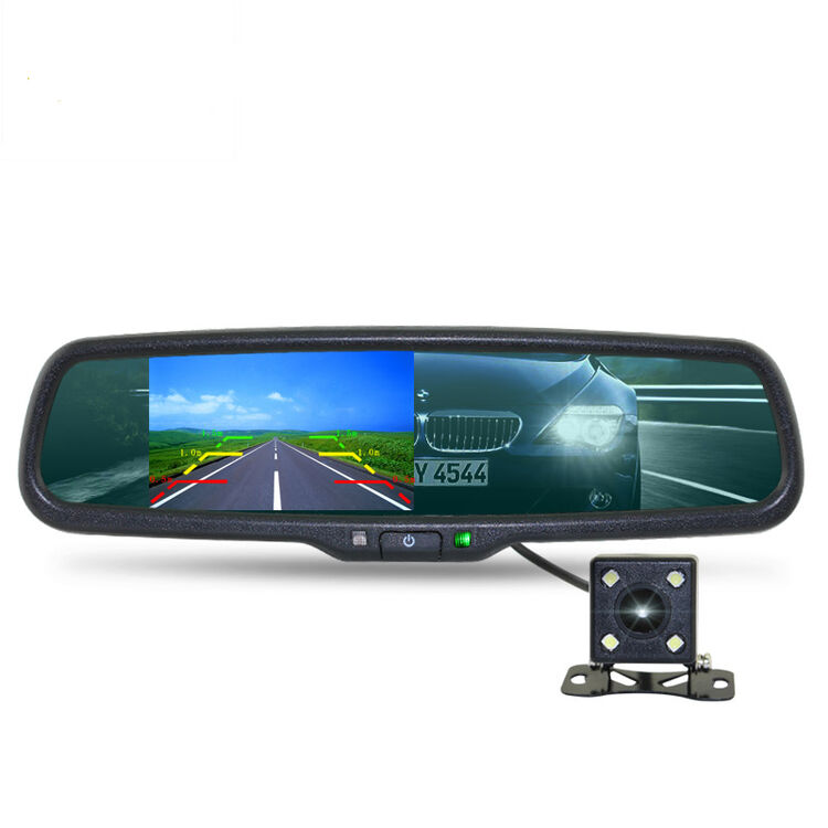 电子防眩显示器 倒车摄像头 4探头雷达