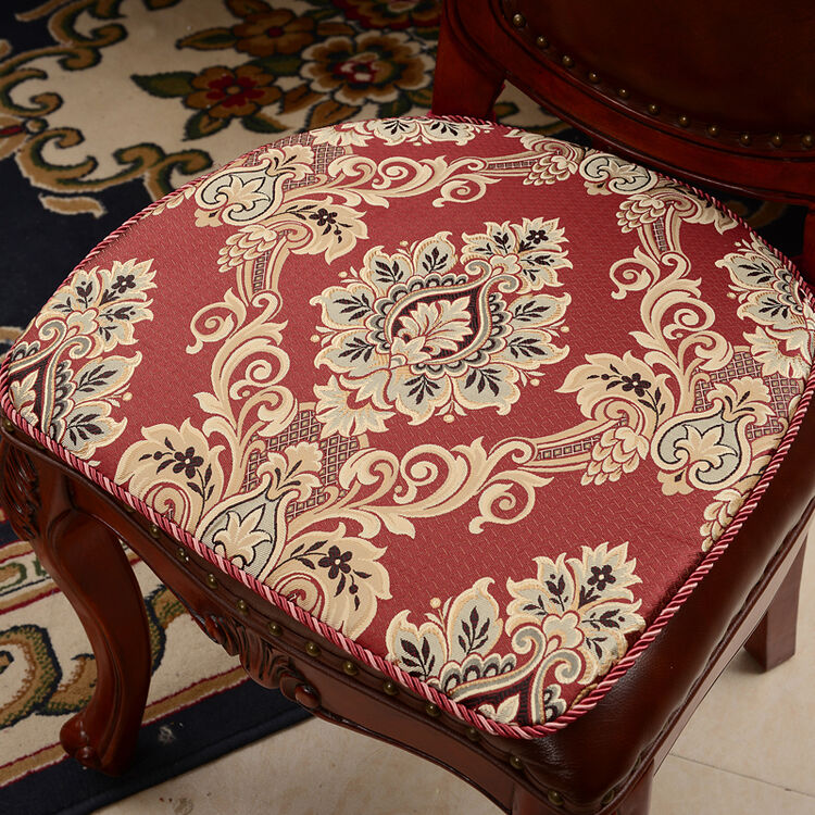 斯蒂芬罗奇 欧式椅垫四季布艺防滑办公椅垫餐椅垫中式坐垫 赫伯特