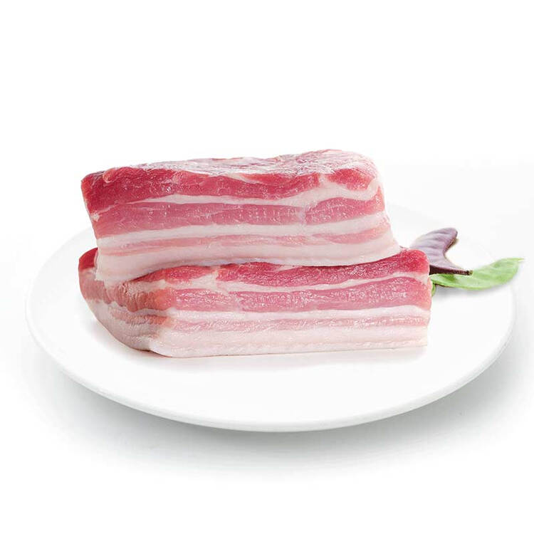 冷鲜肉双汇冰鲜猪带皮五花肉500g袋