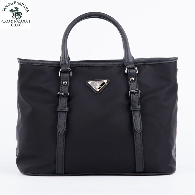 圣大保罗polo女包单肩手提包时尚百搭休闲包防水帆布斜挎包商务电脑包