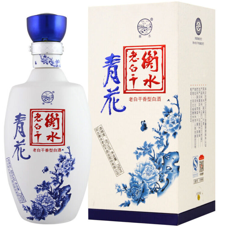 衡水老白干白酒青花老白干香型40度750ml