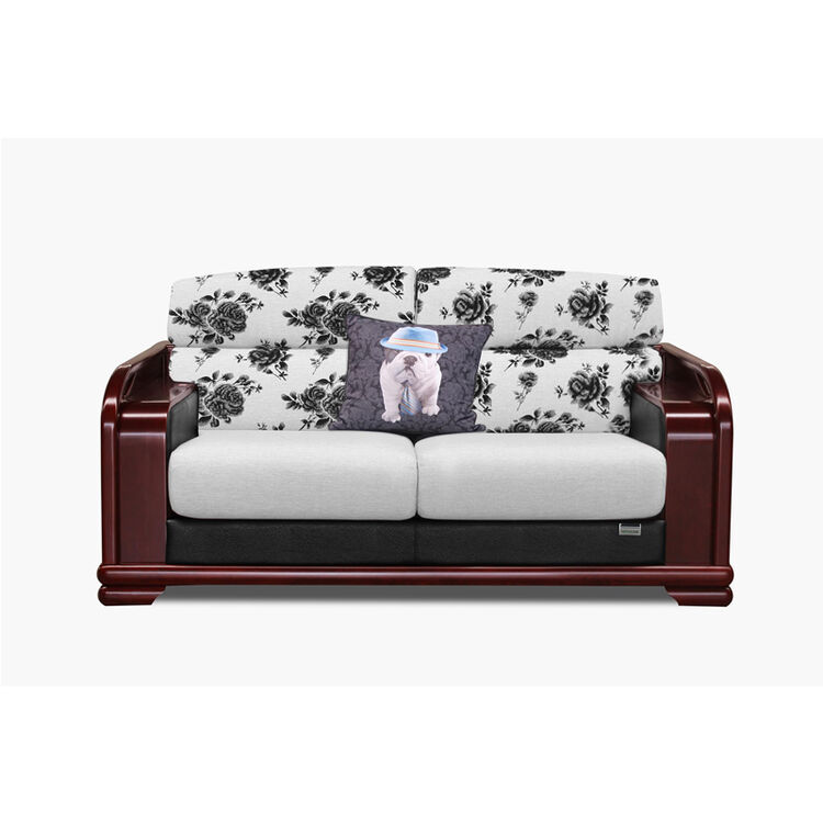 双叶家具 现代中式水曲柳实木沙发 紫檀色 单人 双人 三人